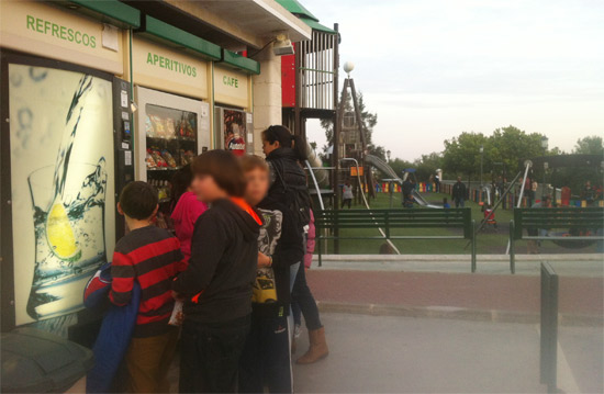 Vending en parques infantiles