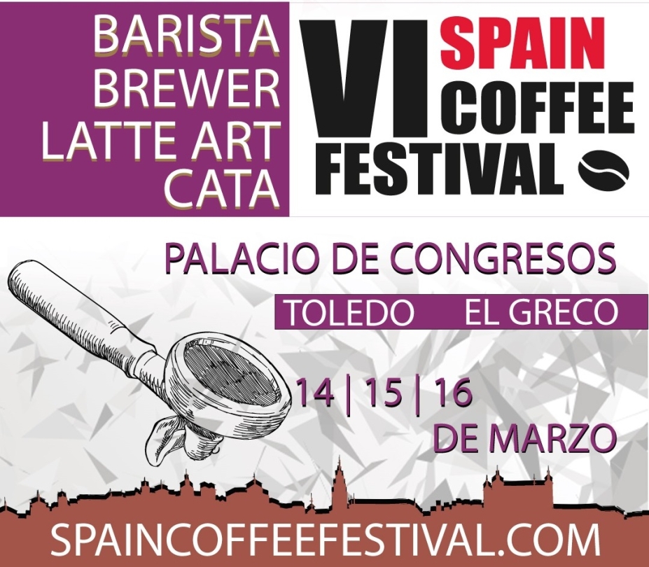 El Spain Coffee Festival tiene fecha y lugar 14, 15, 16 de marzo