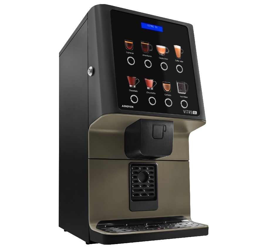 Azkoyen presentará la nueva máquina de café compacta Vitro S1 en la
