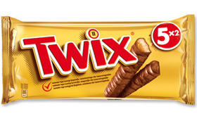 snacks packaging machine for barritas  de chocolate nueva Twix La imagen estrenan Las