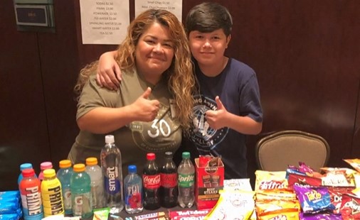 estudiante de 12 años estadounidense vending