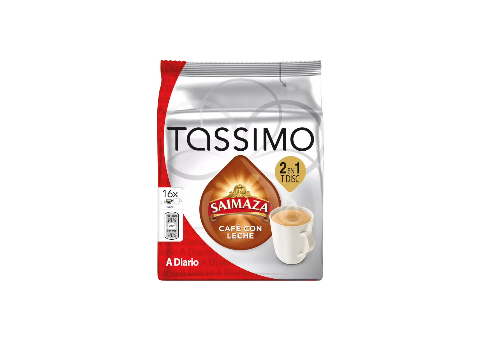 Tassimo lanza nueva variedad de Café con Leche - HostelVending
