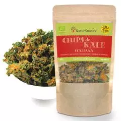 Chips de kale deshidratada